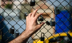 Manifestation le 24 juin 2016 devant la prison Metris à Istanbul où est retenu le journaliste Ahmet Nesin