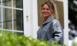 La milieu de terrain Amandine Henry de l'équipe de France à son arrivée à Clairefontaine, le 20 juin 2923