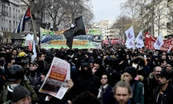 Manifestation contre la réforme des retraites à Paris le 17 décembre 2019