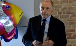Le collectionneur d'art Francois Pinault à Venise, Le 14 avril 2016
