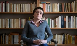 La mathématicienne française Claire Voisin, le 5 décembre 2016 à Paris