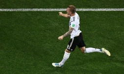 Toni Kroos, le sauveur de l'Allemagne, victorieuse in extremis de la Suède à Sotchi, le 23 juin 2018 