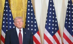 Le président américain Donald Trump lors de l'événement "Champion du charbon" à la Maison Blanche, le 11 février 2026 à Washington