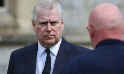 Le prince Andrew à Windsor (Royaume-Uni), le 11 avril 2021
