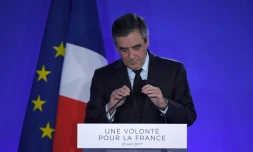 François Fillon, le 23 avril 2017 à Paris