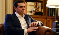 Le Premier ministre grec Alexis Tsipras, le 21 septembre 2015 à Athènes