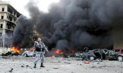 L'attentat contre le Premier ministre libanais Rafic Hariri à Beyrouth, le 14 février 2005 