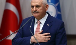 Le ministre turc des Transports Binali Yildirim, prochain Premier ministre, le 19 mai 2016 Ă  Ankara