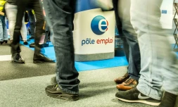 Un stand de Pôle Emploi, le 28 mai 2015 à Lille