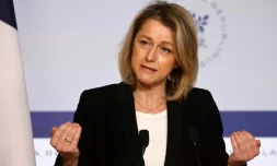 La ministre de la Transition écologique Barbara Pompili, le 10 février 2021 à Paris