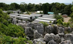 Le camp de réfugiés "Camp Four" sur l'ßle de Nauru, le 2 septembre 2018