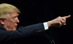 Le président américain Donald Trump le 15 décembre 2017 à Quantico, en Virginie