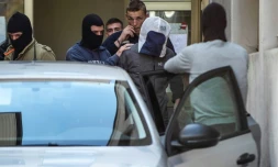 Josu Ternera quitte le tribunal de Bonneville, le 16 mai 2019