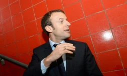 Le ministre de l'Economie Emmanuel Macron à Rennes, le 6 novembre 2015 