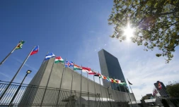 Le siège de l'ONU à New York le 24 septembre 2015.