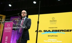 A.G. Sulzberger, directeur de la publication du New York Times, le 23 avril 2018 à New York