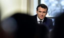 Emmanuel Macron à Pau, le 14 janvier 2020