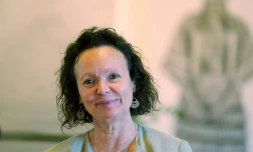 La fondatrice de Wapikoni, Manon Barbeau, dans son bureau de Montréal, le 18 août 2016