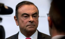 Le patron de Renault-Nissan, Carlos Ghosn, à Paris le 15 septembre 2017, à l'occasion de la présentation du plan stratégique du groupe