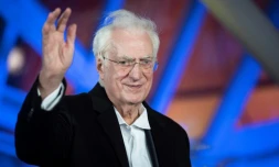 Le cinéaste Bertrand Tavernier le 1er décembre 2019 lors du 18e Festival du Film de Marrakech