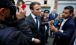 Le président de la République Emmanuel Macron le 11 septembre 2017 à Toulouse
