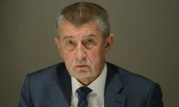 Le leader du mouvement populiste ANO, Andrej Babis le 3 octobre 2017 à Prague