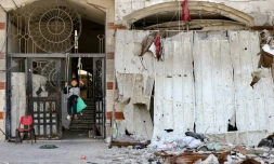 Un enfant palestinien le 3 mai 2024 à Gaza