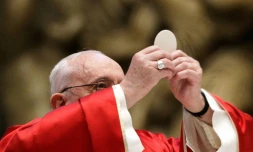 Le pape François à la basilique Saint Pierre le 5 novembre 2020