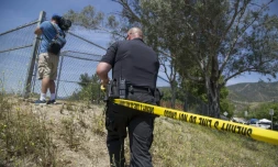Officier de police à San Bernardino, Californie, le 10 avril 2017