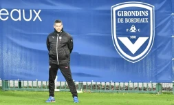 L'entraîneur de Bordeaux, Jocelyn Gourvennec, au Haillan à Bordeaux, le 17 janvier 2018