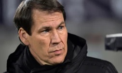 L'entraîneur de Lyon, Rudi Garcia, lors du 32e de finale de la Coupe de France à Bourg-en-Bresse, le 4 janvier 2020
