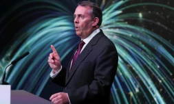 Le ministre britannique du Commerce international Liam Fox, le 27 février 2018 à Londres