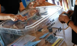 Vote lors d'un référendum sur l'indépendance de la Nouvelle-Calédonie, le 4 novembre 2018 à Nouméa