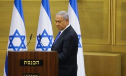 Le Premier ministre israélien Benjamin Netanyahu, au Parlement (Knesset), à Jérusalem le 27 mai 2019