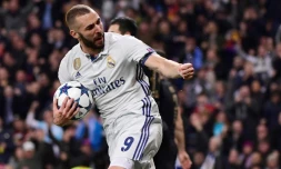 Karim Benzema, le 15 février 2017, à Madrid