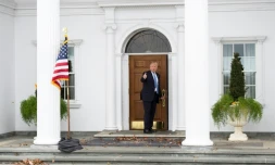 Le président élu américain Donald Trump à Bedminster, aux Etats-Unis, le 20 novembre 2016