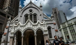 La cathédrale catholique de l'Immaculée Conception à Hong Kong, le 23 septembre 2018