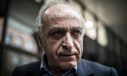 L'homme d'affaire franco-libanais Ziad Takieddine lors de son arrivée à OCLCIFF à Nanterre, le 17 novembre 2016