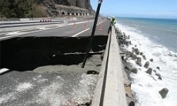 Travaux route du littoral