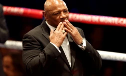 L'ex-boxeur américain Marvin Hagler à Monaco, le 30 mars 2013