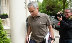 José Mourinho, le 24 mai 2016 devant son domicile à Londres