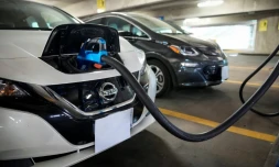 Des voitures électriques à Washington, le 22 avril 2021