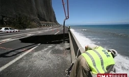 Travaux route du littoral