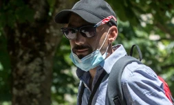 Cédric Jubillar, le mari de Delphine Jubillar, le 12 juin 2021 à Albi