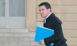 Le Premier ministre Manuel Valls, le 22 janvier 2016 à l'Elysée