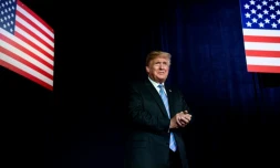 Donald Trump, le 3 juillet 2018 à White Sulphur Springs, en Virginie occidentale