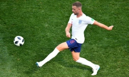 Le milieu défensif anglais Jordan Henderson face au Panama, dans le groupe G du Mondial à Nijni Novgorod, le 24 juin 2018