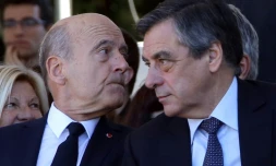 Alain Juppé et François Fillon en meeting le 15 octobre 2016 à Nice