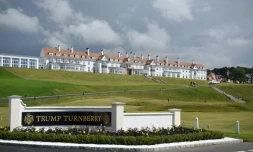 Le luxueux complexe sportif et hôtelier de Turnberry, propriété de Donald Trump, le 24 juin 2016 au sud-ouest de l?Écosse