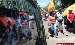 Manifestation de l'ADI au Conseil Général